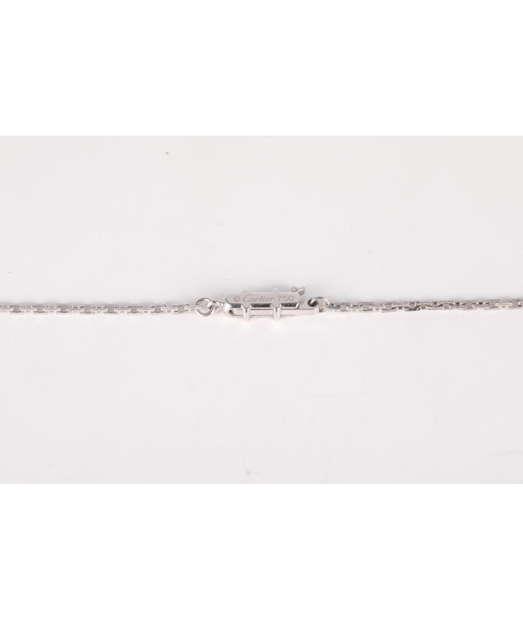 CARTIER Серебряное колье из белого золота, фото 6