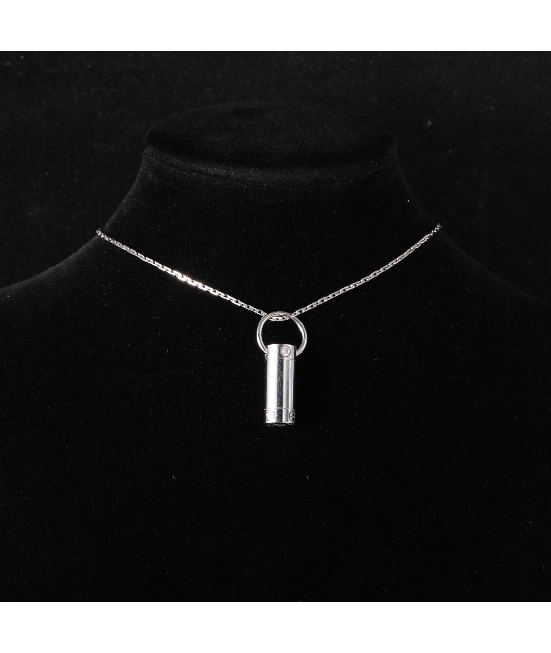 CARTIER Серебряное колье из белого золота, фото 8