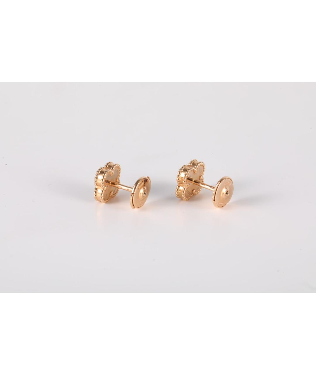 VAN CLEEF & ARPELS Золотые серьги из розового золота, фото 5