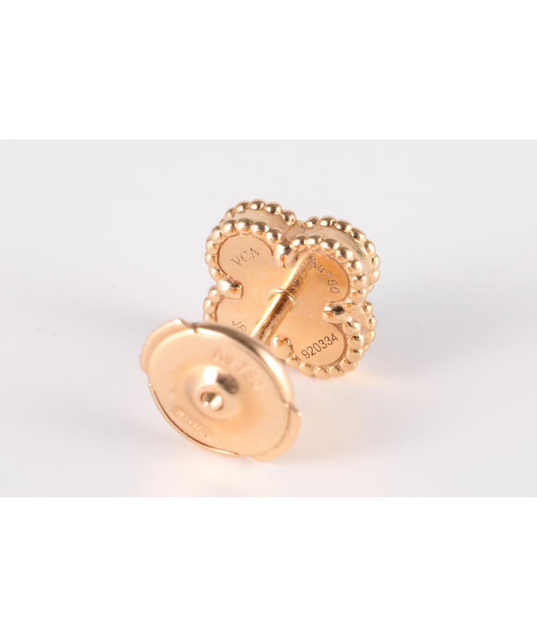 VAN CLEEF & ARPELS Золотые серьги из розового золота, фото 6