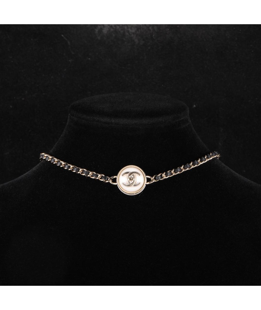 CHANEL Золотое латунное колье, фото 7