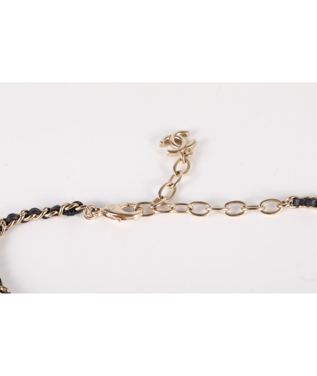 CHANEL Золотое латунное колье, фото 5