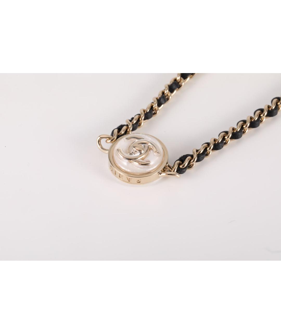 CHANEL Золотое латунное колье, фото 2