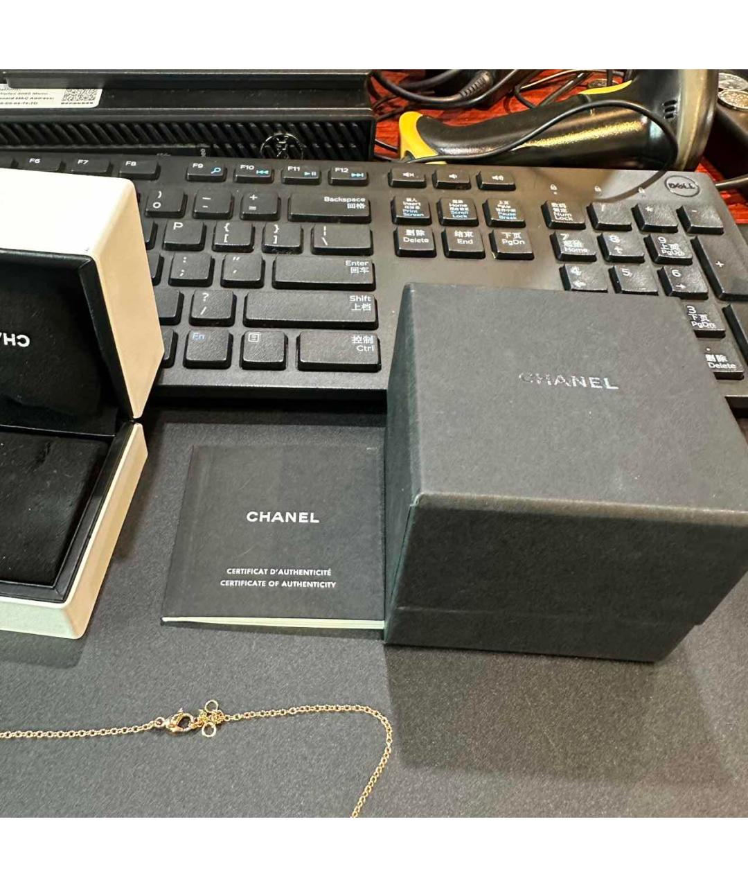 CHANEL Золотое колье из белого золота, фото 3
