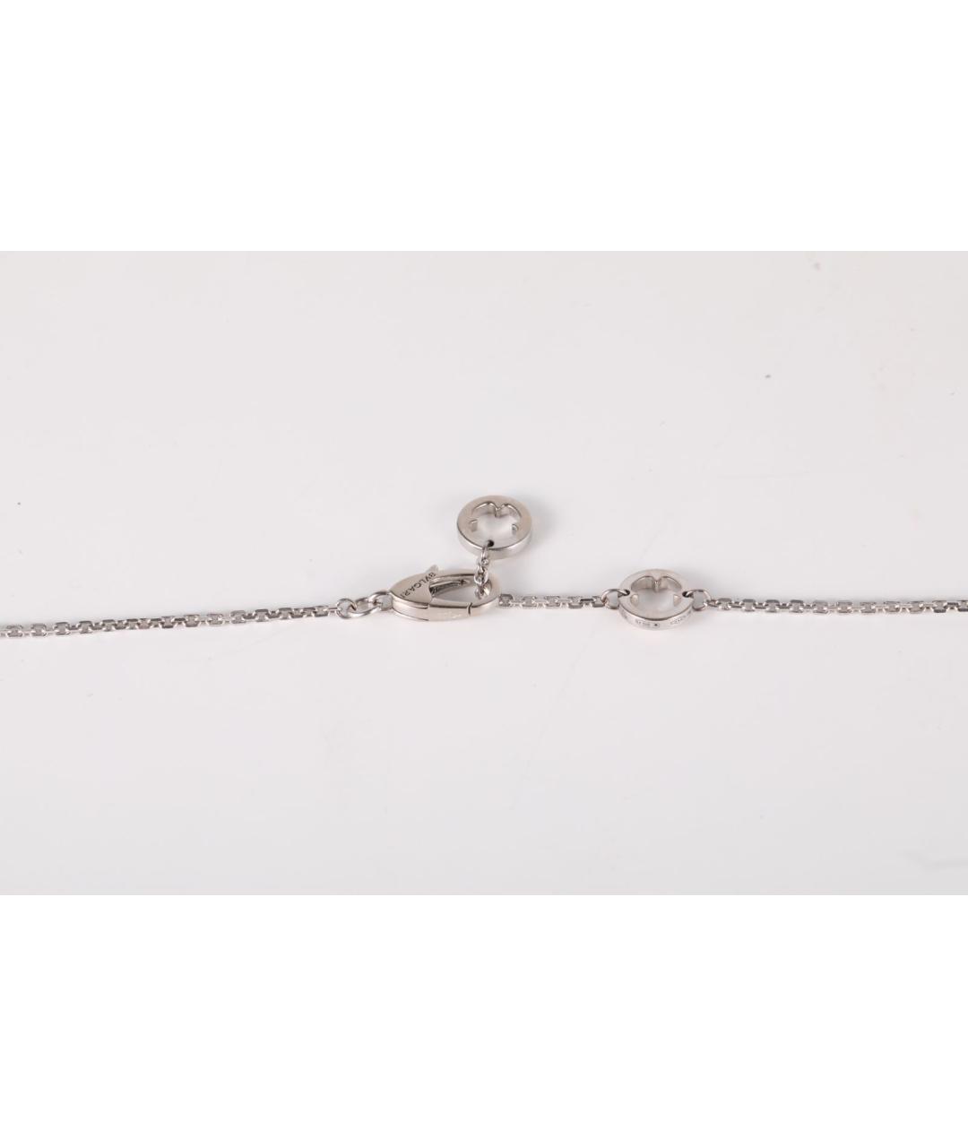 BVLGARI Серебряное колье из белого золота, фото 5
