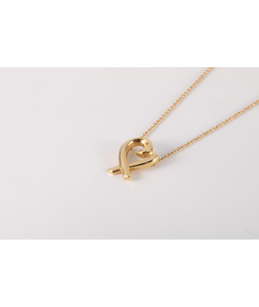 TIFFANY&CO Золотое колье из желтого золота, фото 2