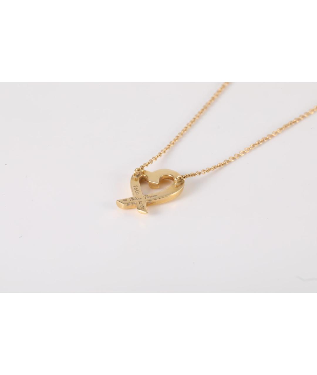 TIFFANY&CO Золотое колье из желтого золота, фото 3