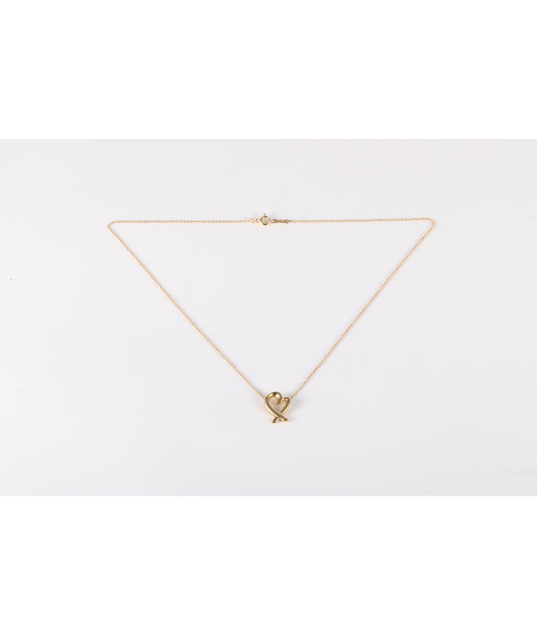 TIFFANY&CO Золотое колье из желтого золота, фото 6