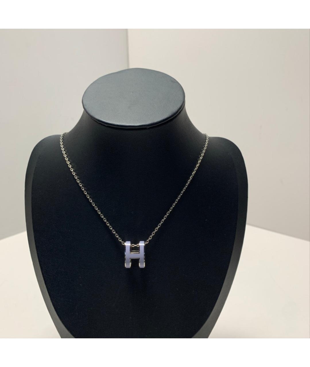 HERMES Серебряное колье, фото 8