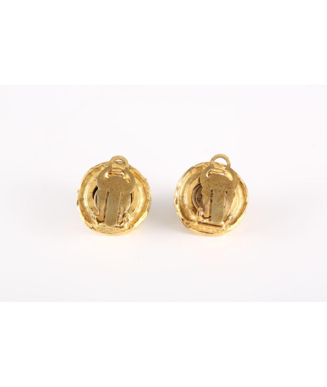 CHANEL Зеленые серьги, фото 4