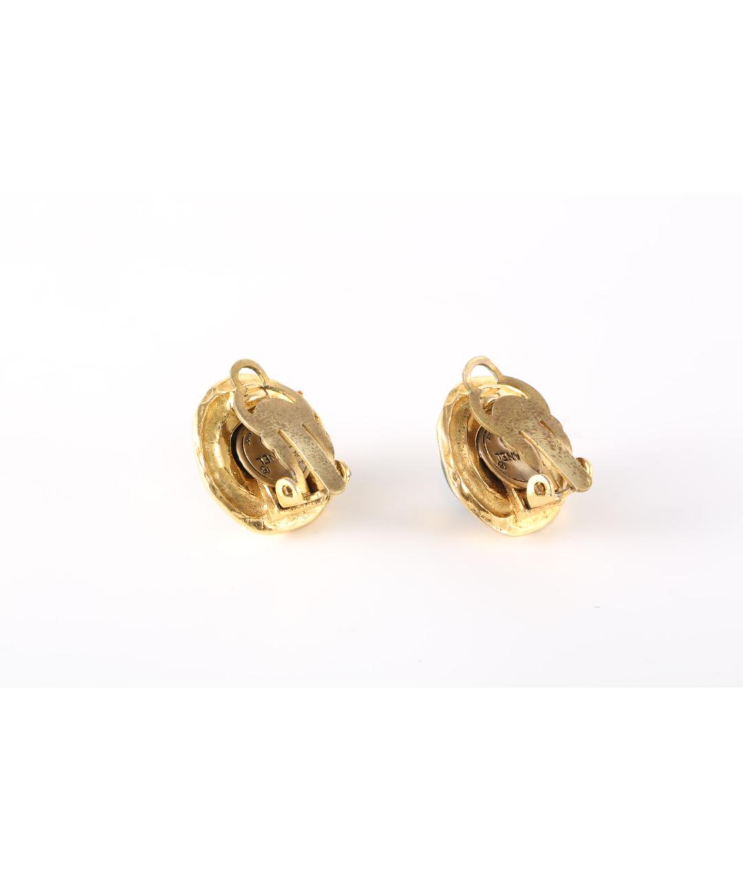 CHANEL Зеленые серьги, фото 5
