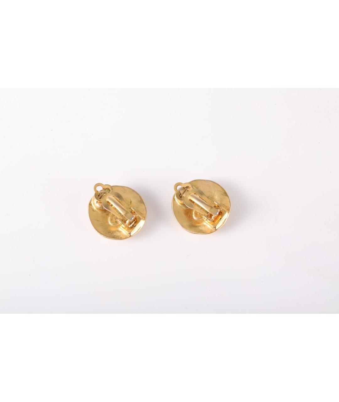 CHANEL Золотые серьги, фото 4