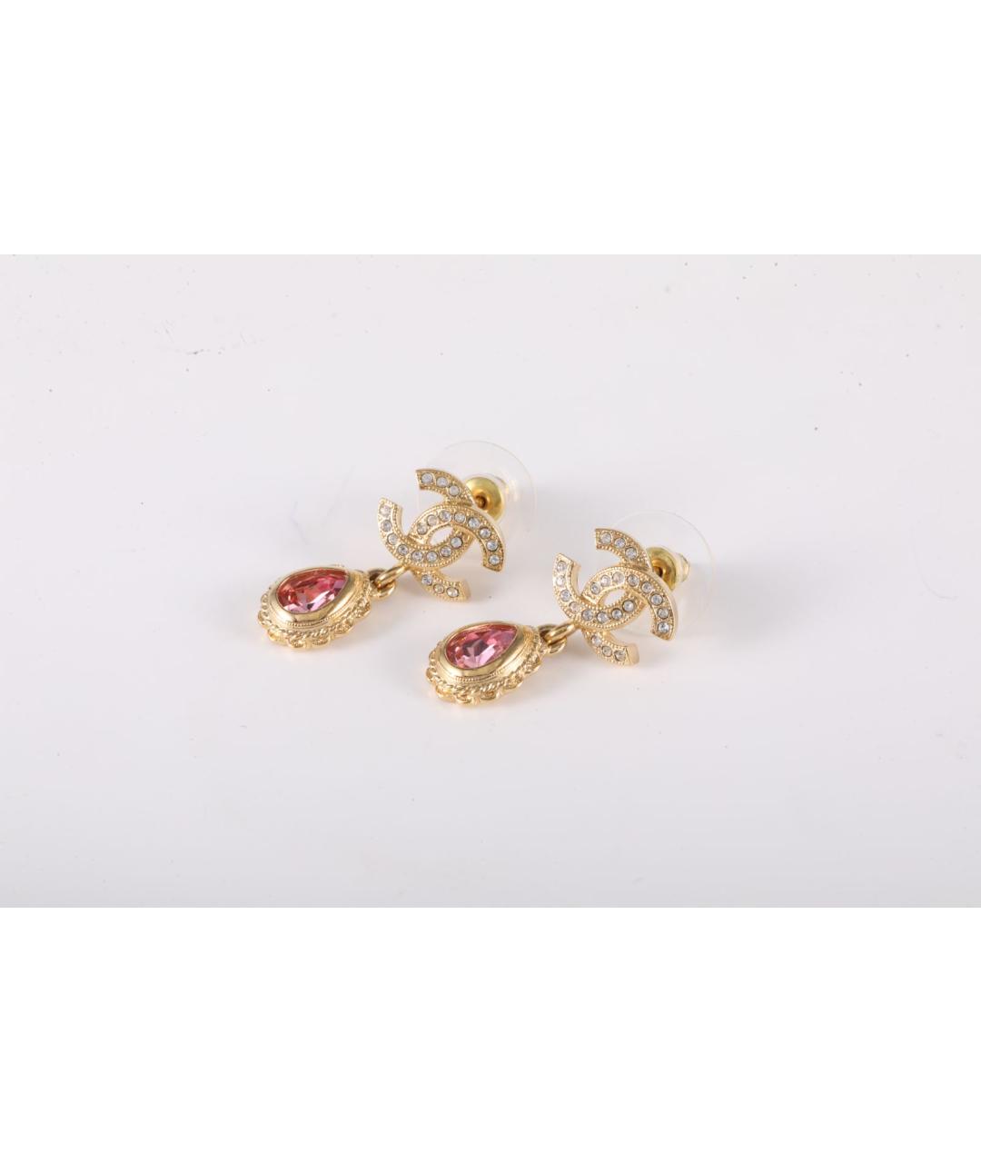 CHANEL Золотые серьги, фото 2