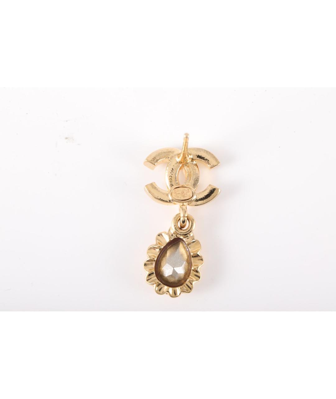 CHANEL Золотые серьги, фото 6