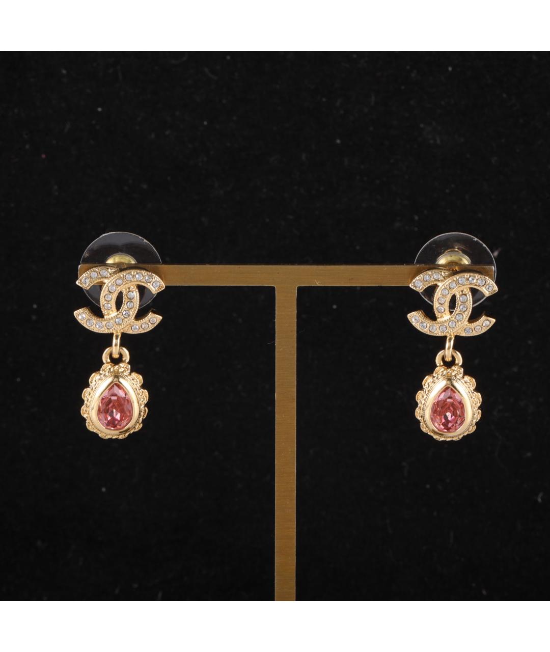 CHANEL Золотые серьги, фото 7