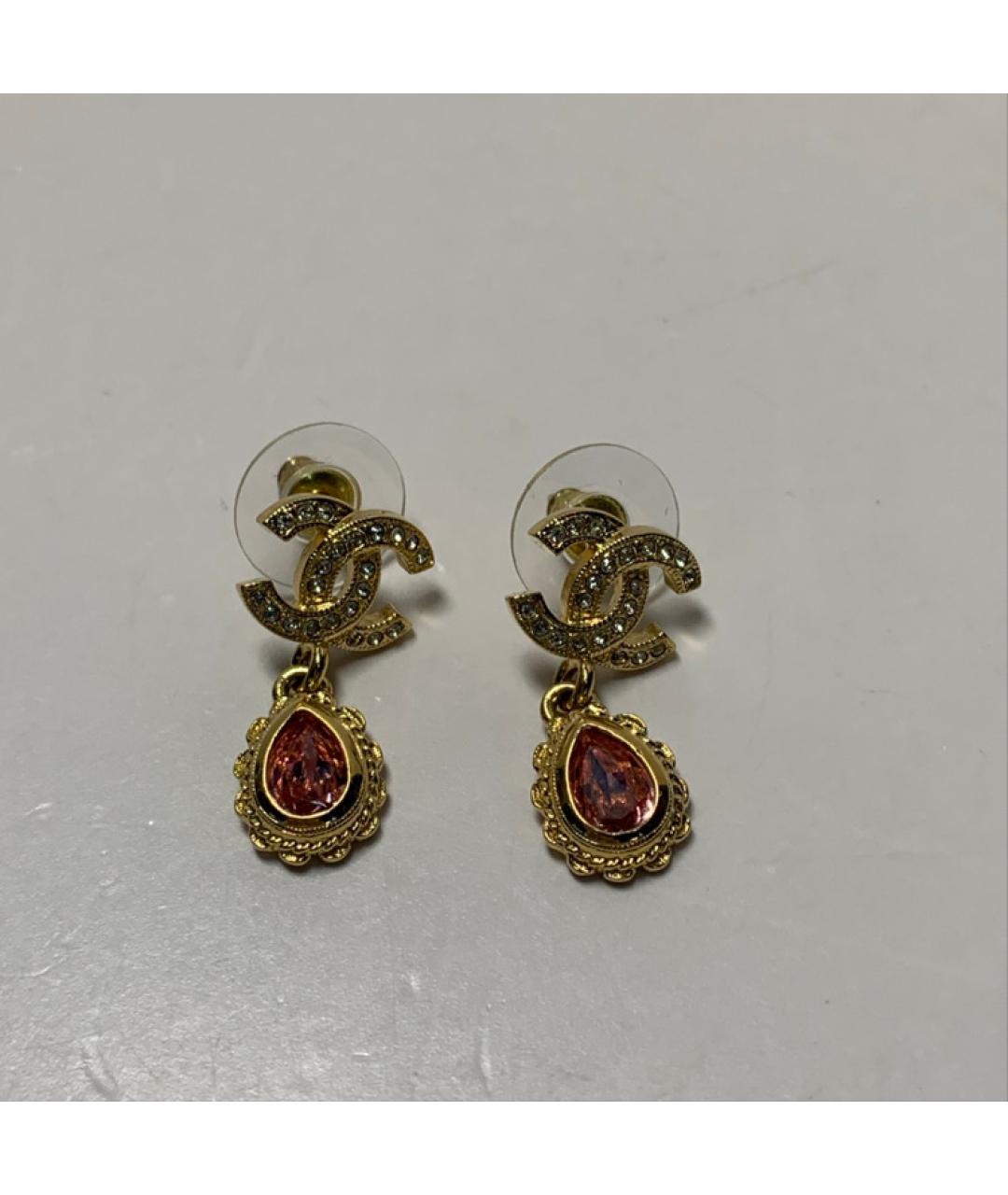 CHANEL Золотые серьги, фото 9