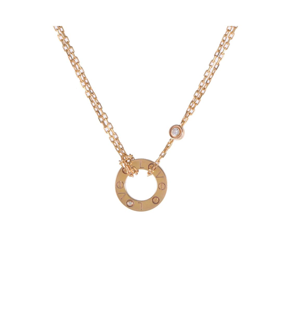 CARTIER Золотое колье из розового золота, фото 1