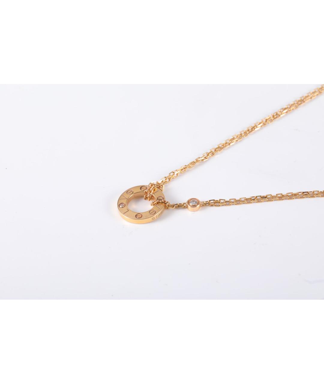 CARTIER Золотое колье из розового золота, фото 2