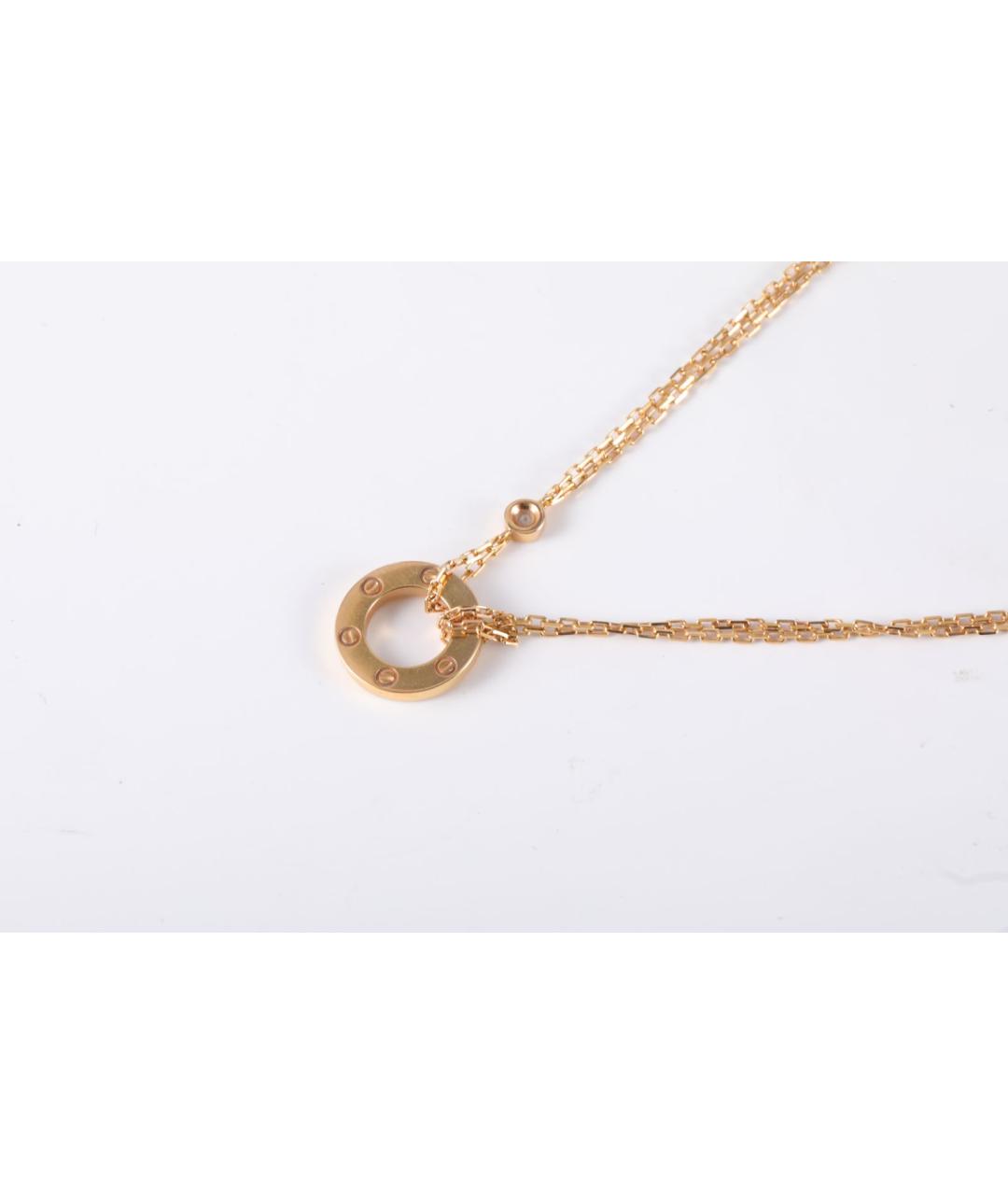CARTIER Золотое колье из розового золота, фото 3
