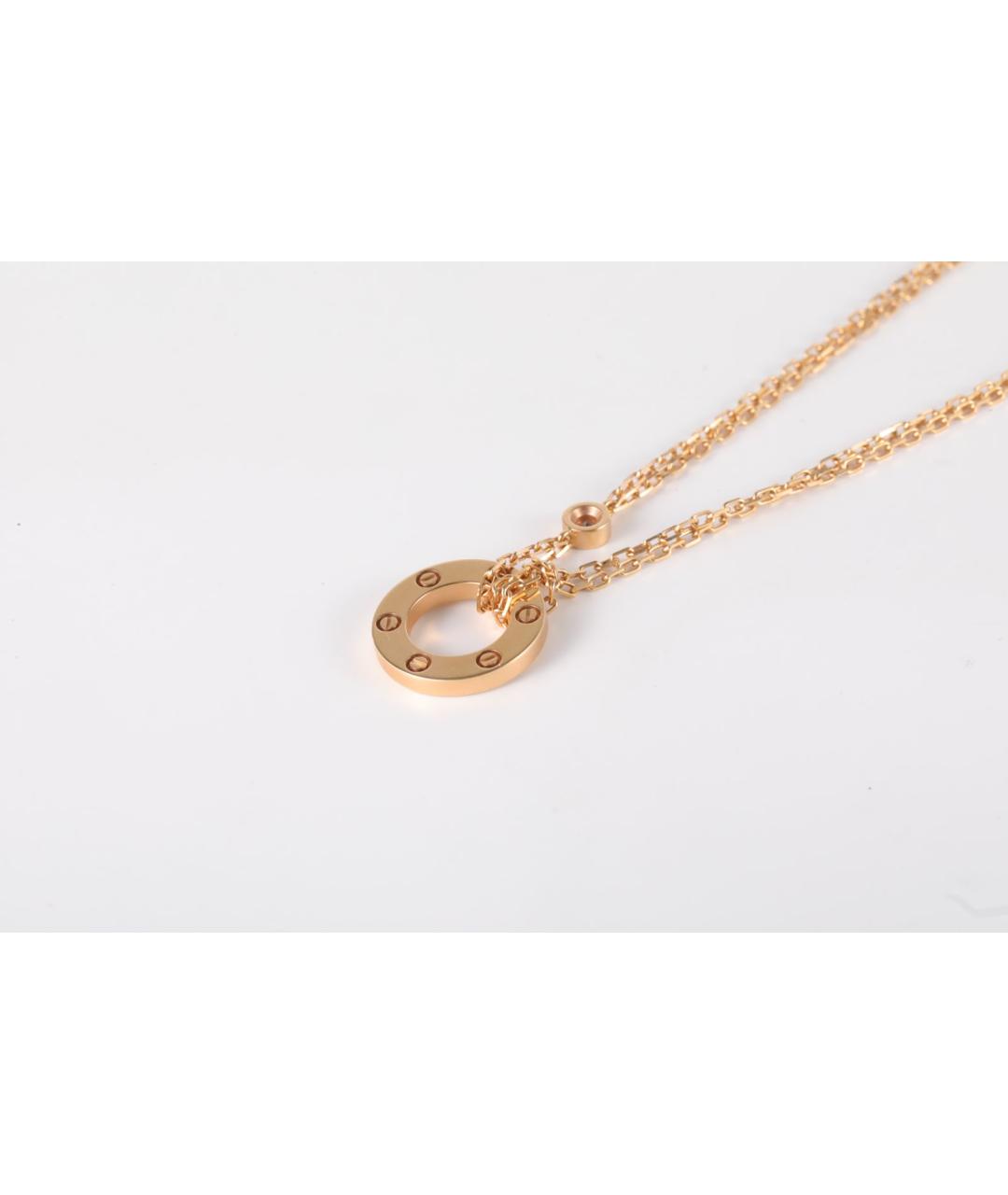 CARTIER Золотое колье из розового золота, фото 3