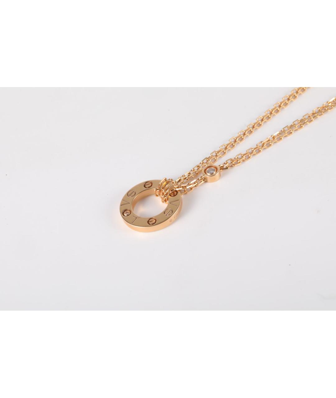 CARTIER Золотое колье из розового золота, фото 2