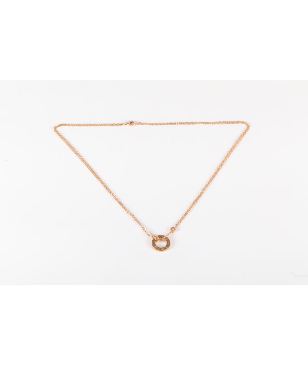 CARTIER Золотое колье из розового золота, фото 6