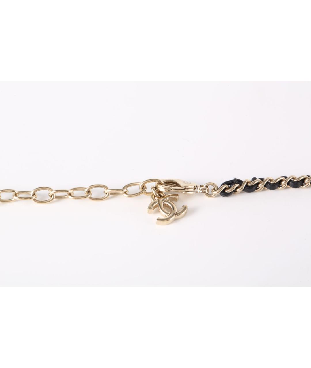 CHANEL Черное колье, фото 5