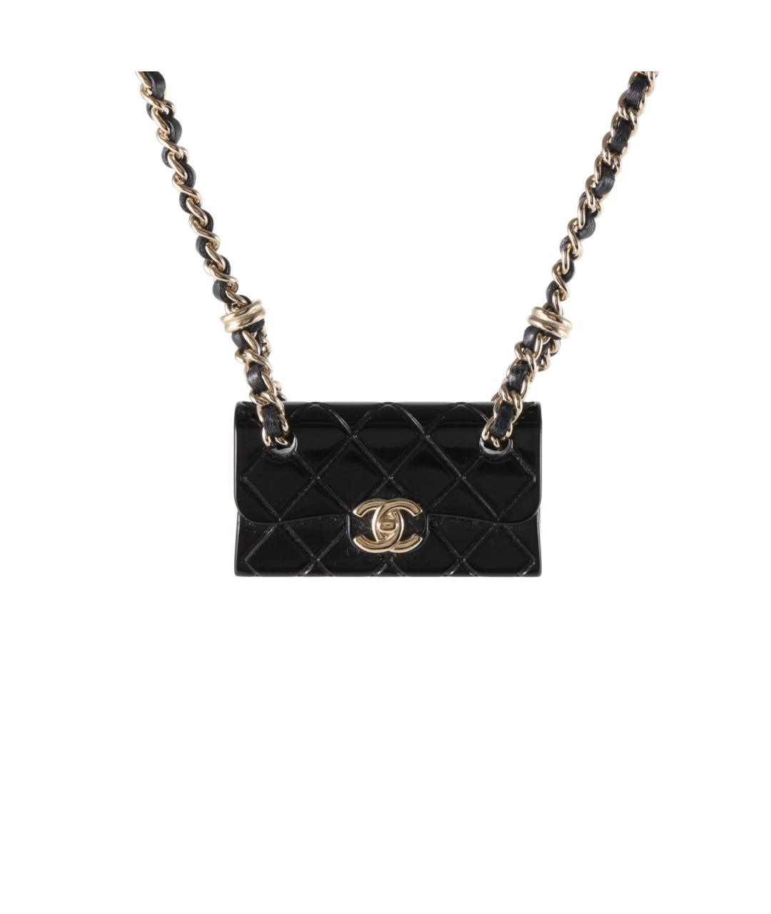 CHANEL Черное колье, фото 1