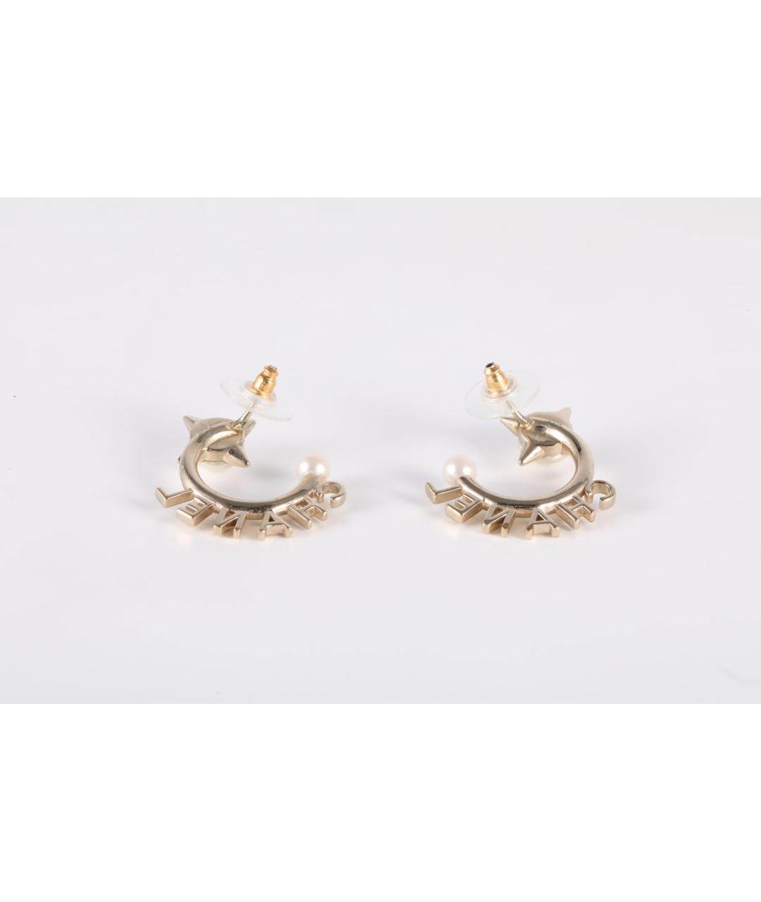 CHANEL Золотые серьги, фото 5
