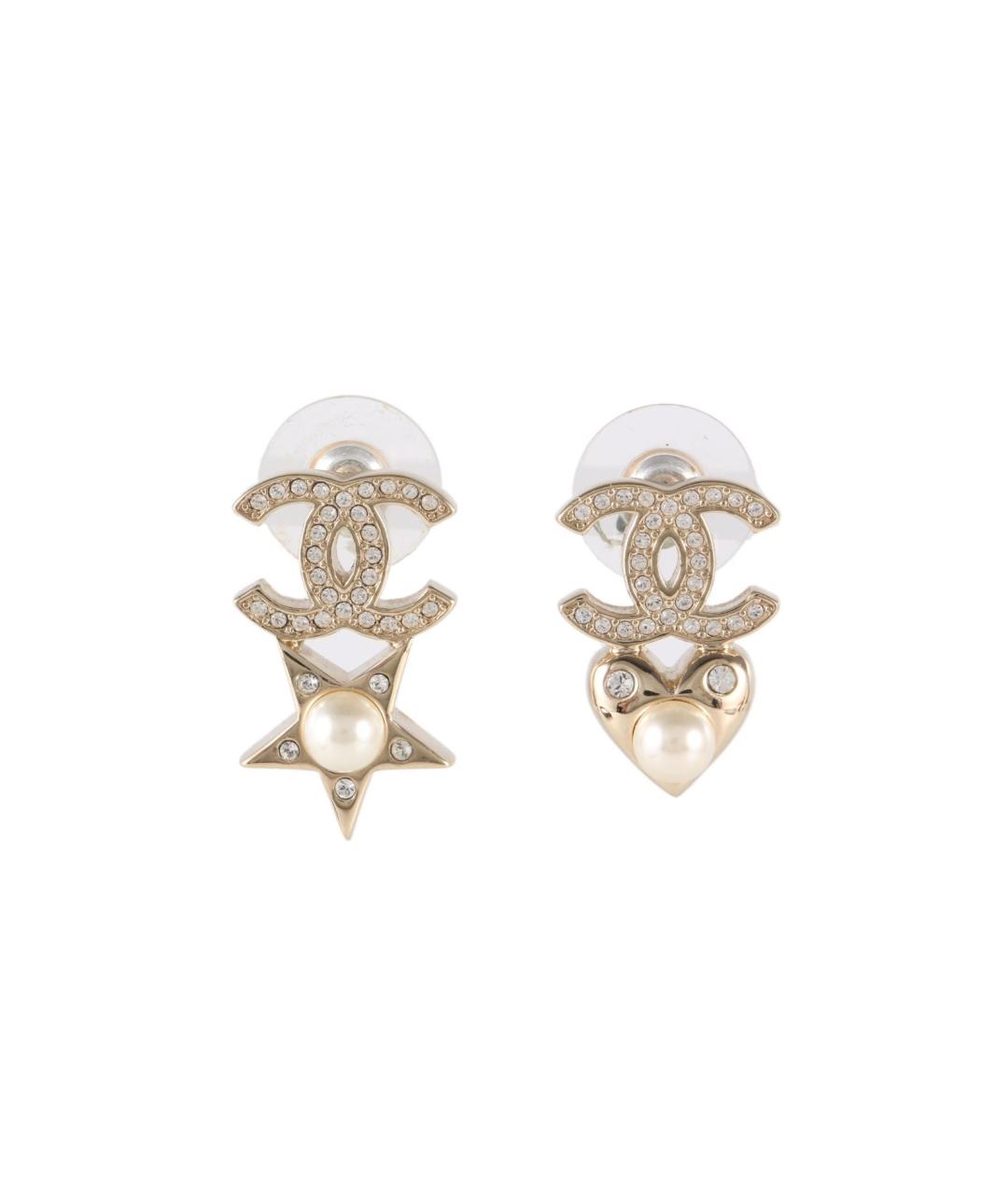 CHANEL Золотые серьги, фото 1