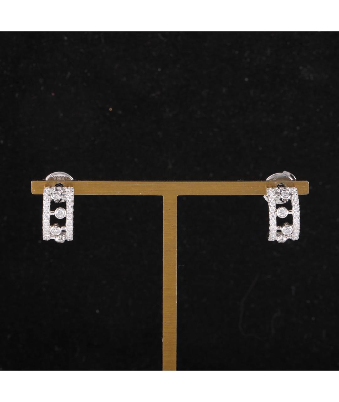 DE BEERS Серьги из белого золота, фото 7