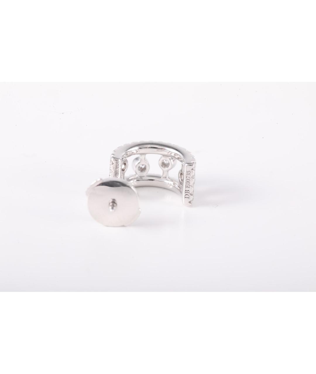 DE BEERS Серьги из белого золота, фото 6