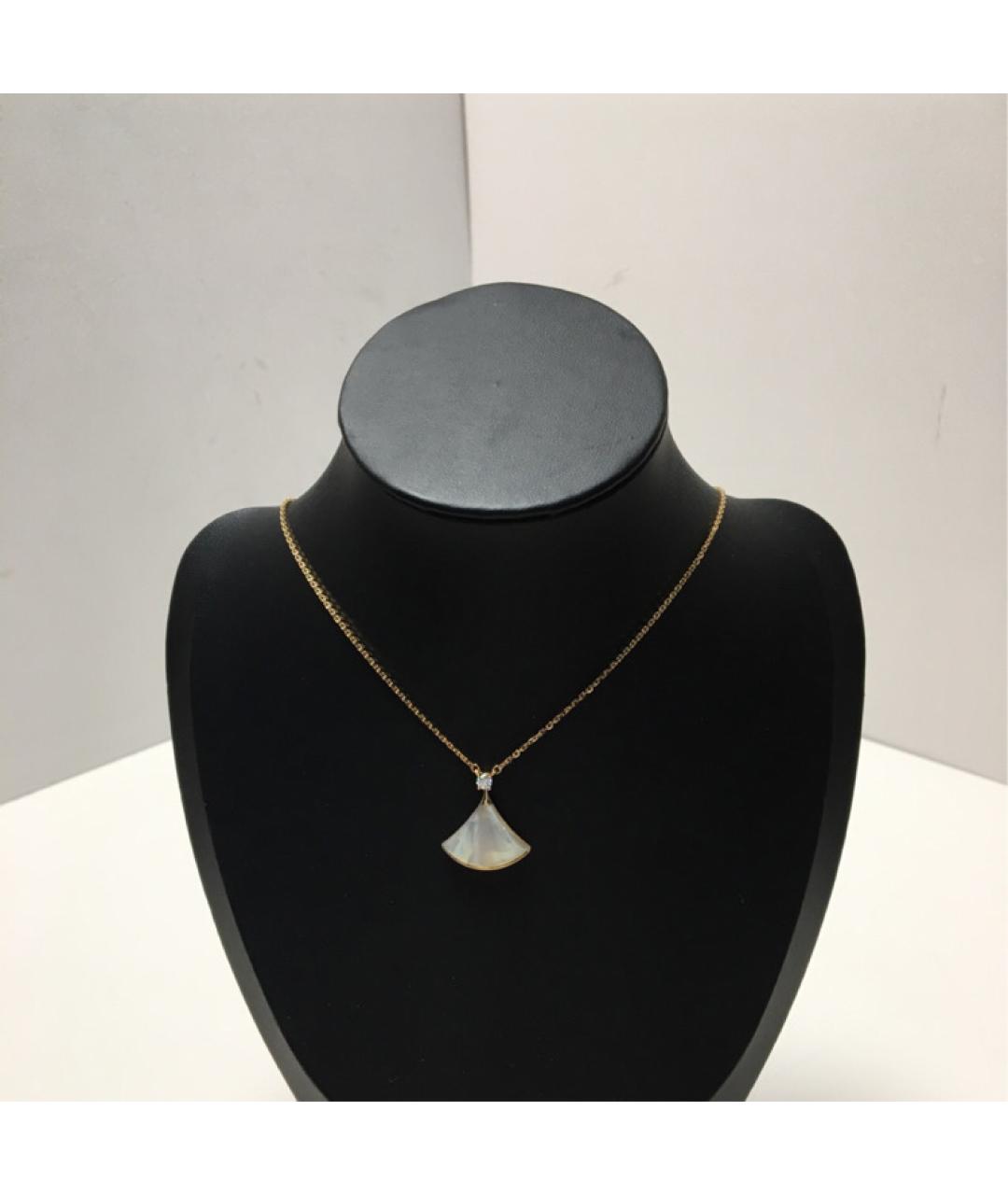 BVLGARI Золотое колье из розового золота, фото 8