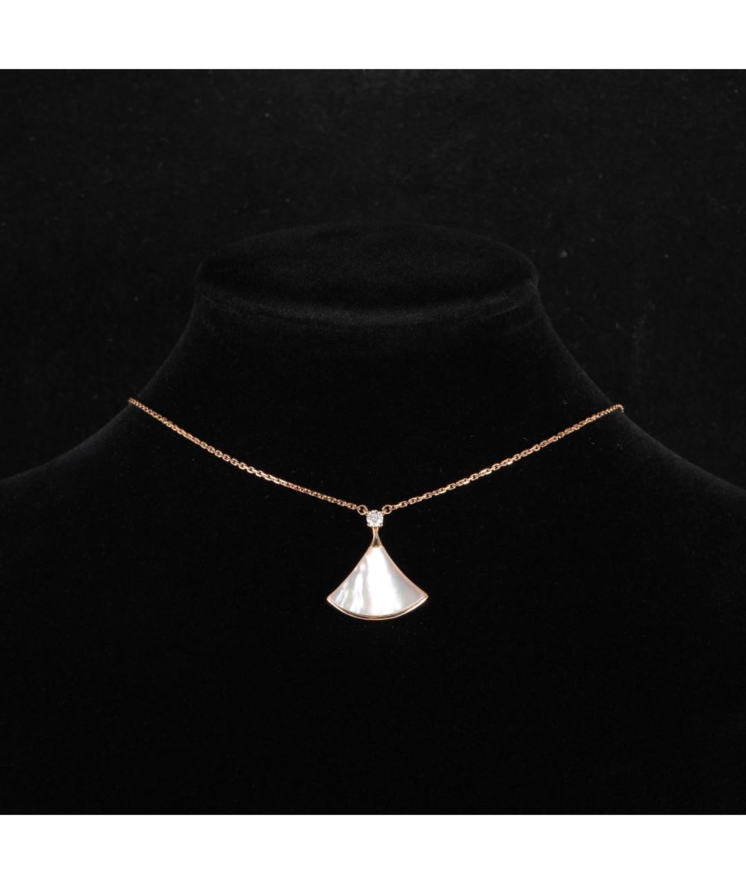 BVLGARI Золотое колье из розового золота, фото 7