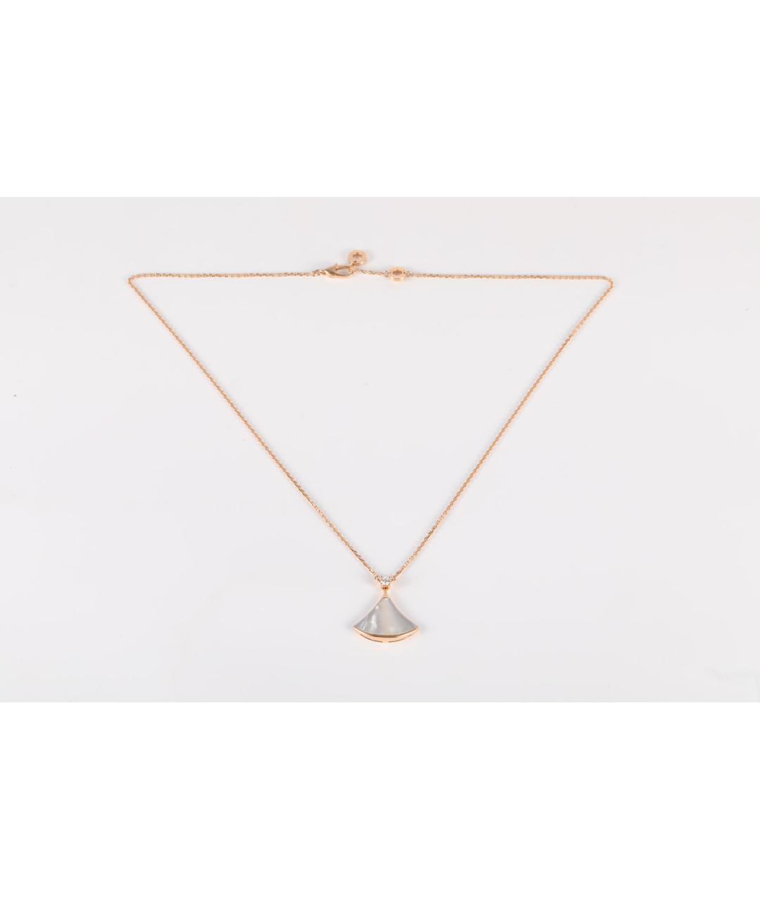 BVLGARI Золотое колье из розового золота, фото 6
