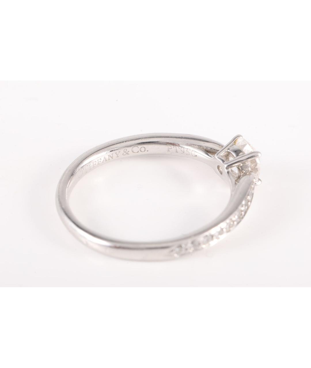 TIFFANY&CO Серебряное платиновое кольцо, фото 6
