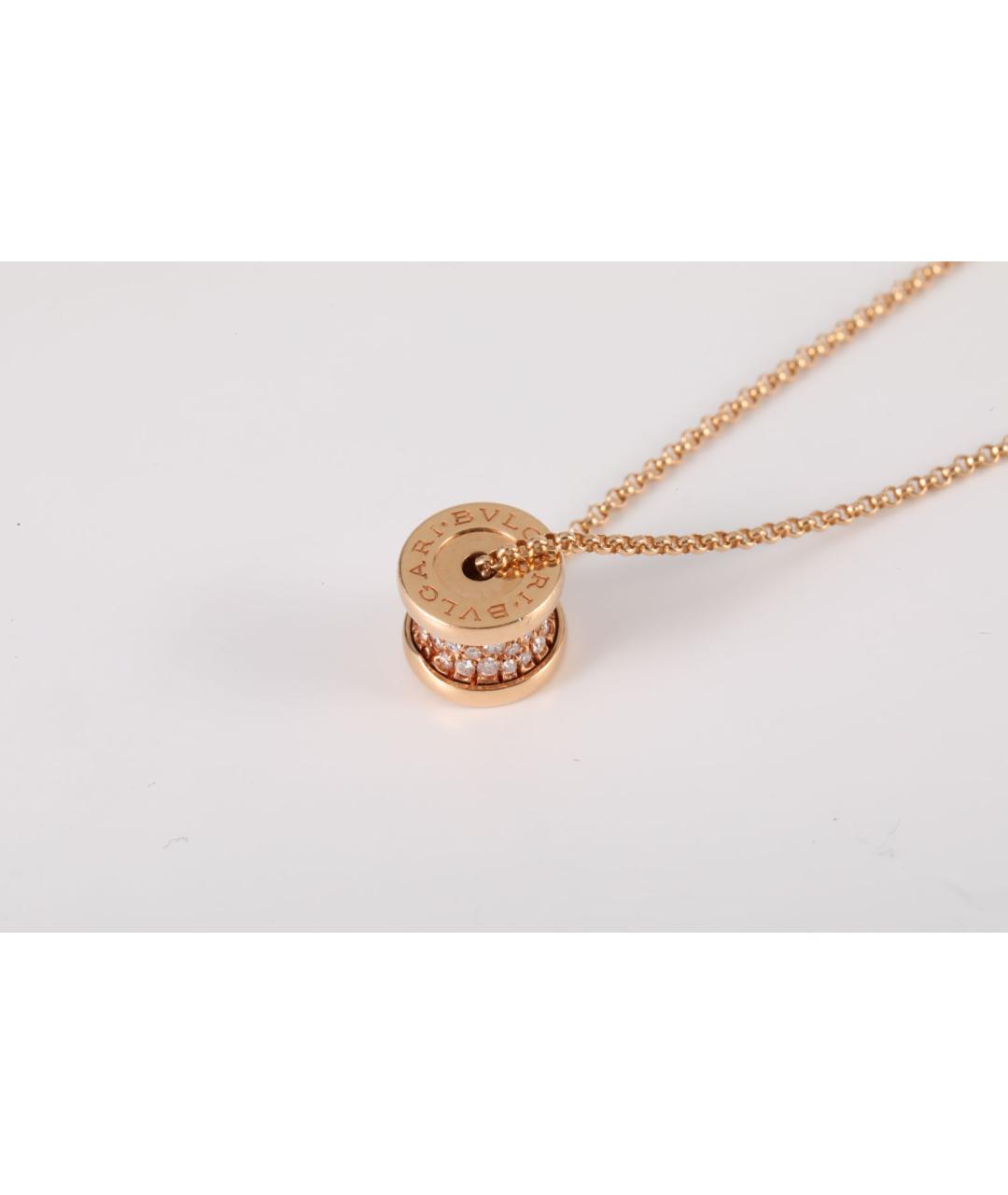 BVLGARI Золотая подвеска из розового золота, фото 3