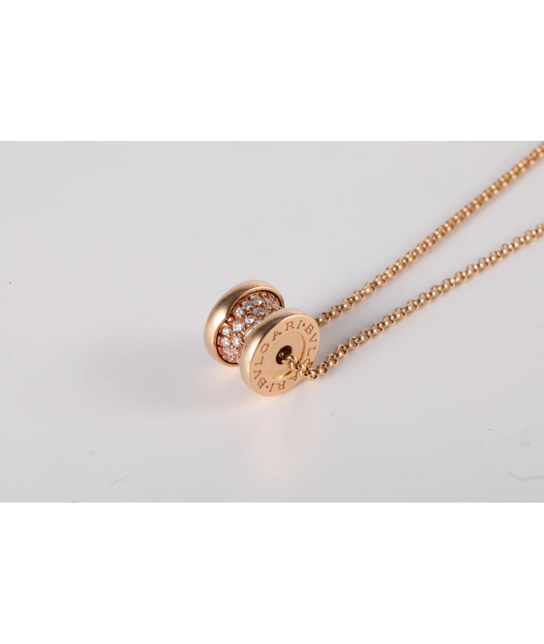 BVLGARI Золотая подвеска из розового золота, фото 2