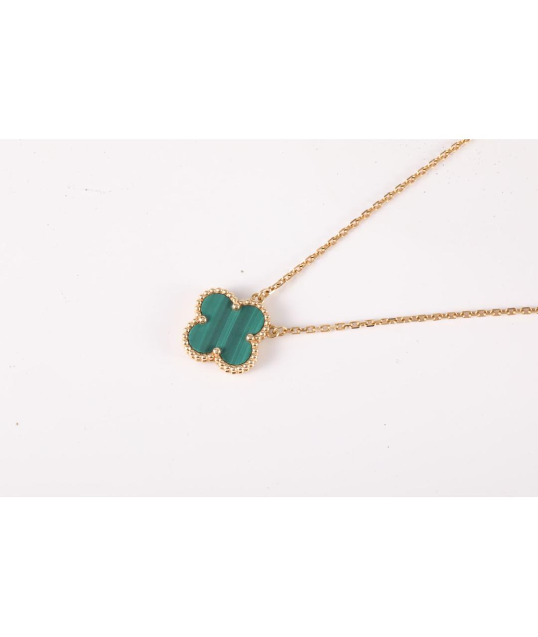 VAN CLEEF & ARPELS Зеленая подвеска из желтого золота, фото 3