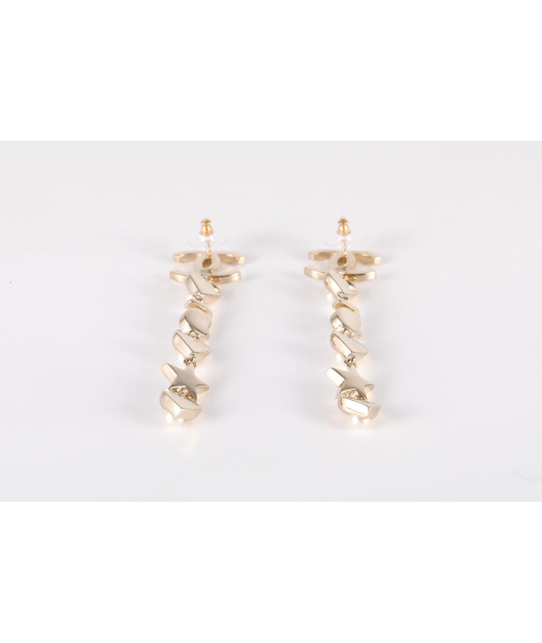 CHANEL Золотые серьги, фото 4