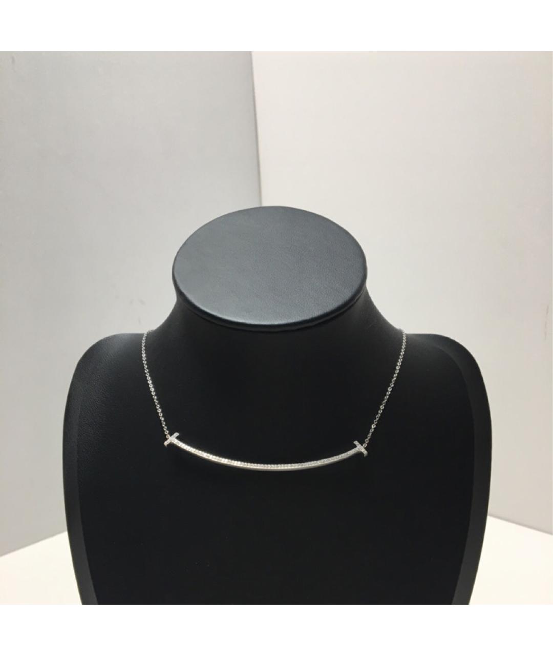 TIFFANY&CO Серебряное колье из белого золота, фото 9