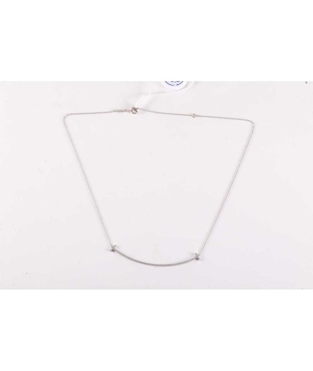 TIFFANY&CO Серебряное колье из белого золота, фото 6