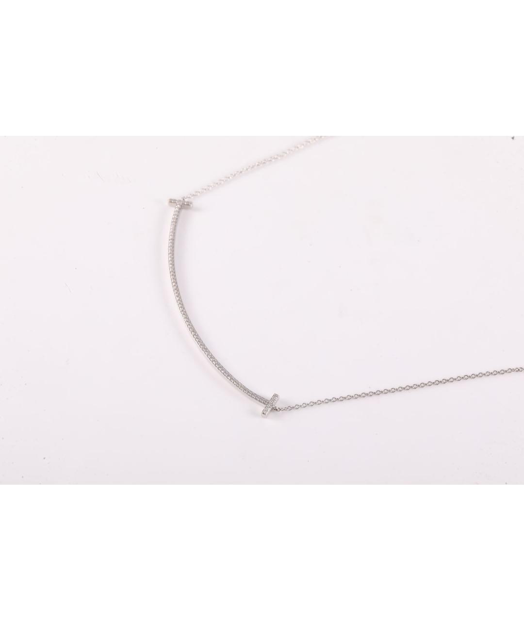 TIFFANY&CO Серебряное колье из белого золота, фото 2