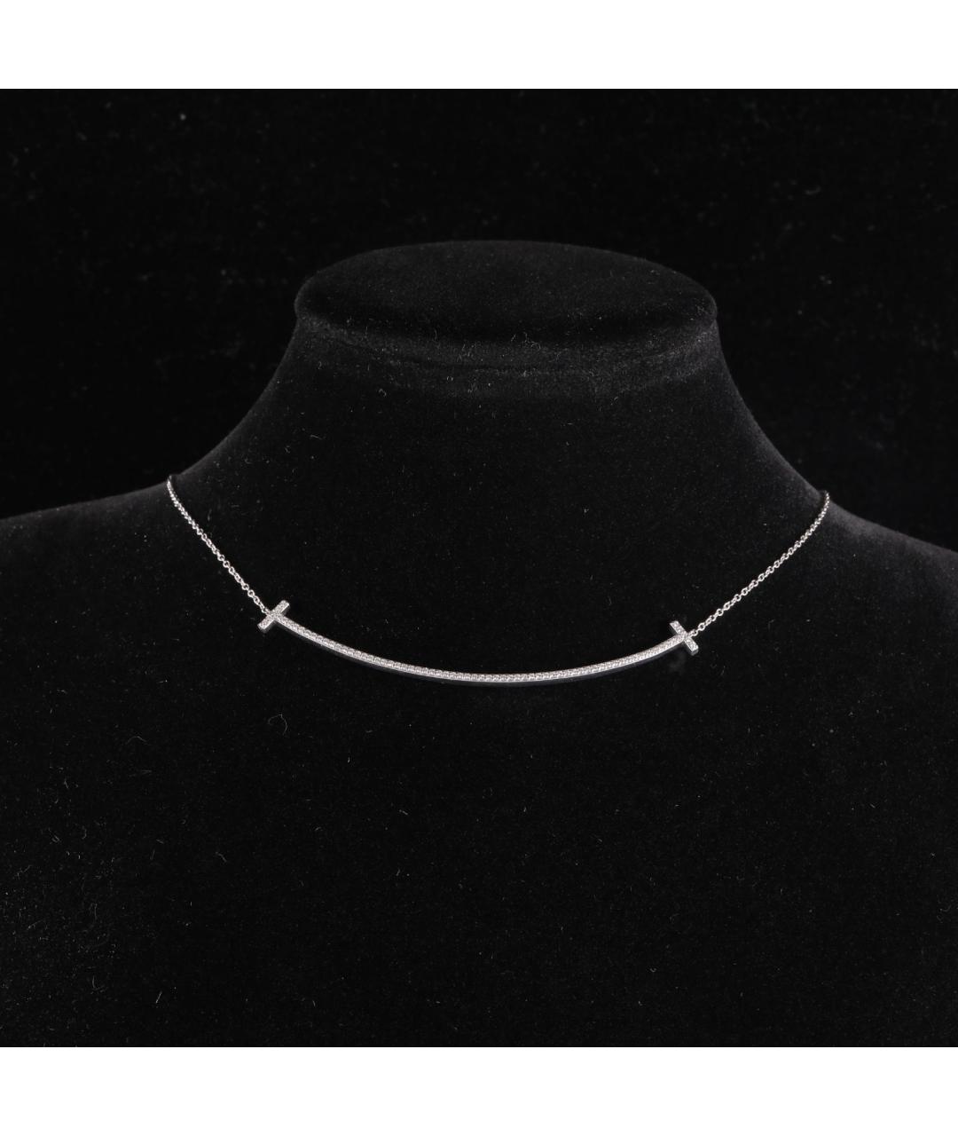 TIFFANY&CO Серебряное колье из белого золота, фото 7
