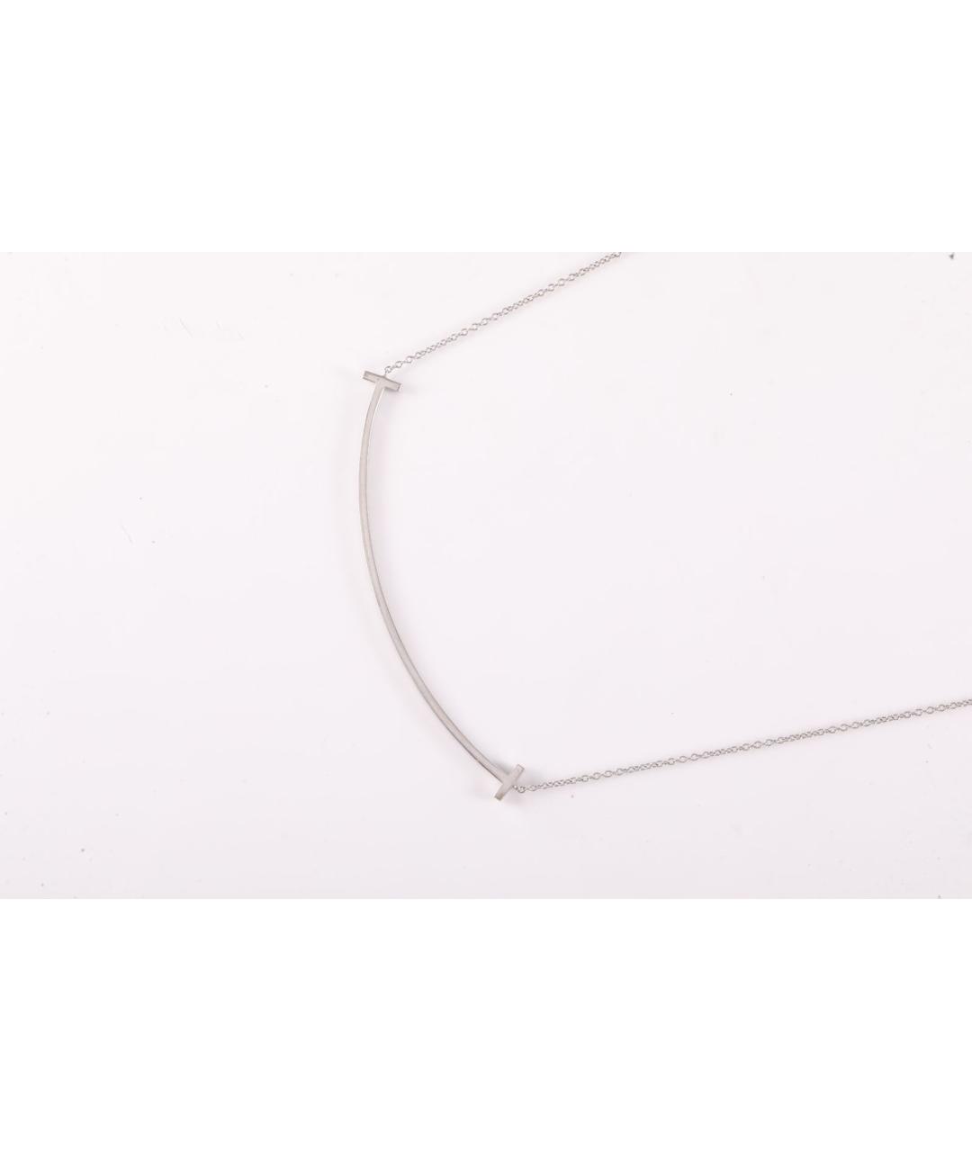 TIFFANY&CO Серебряное колье из белого золота, фото 3