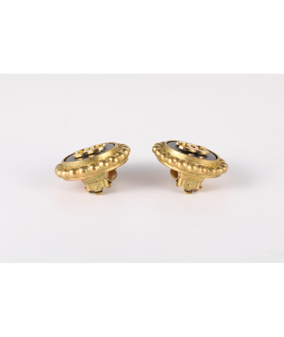CHANEL Черные серьги, фото 3