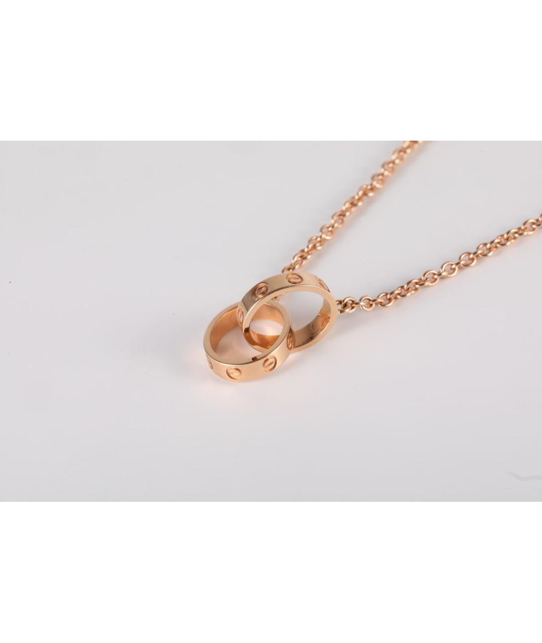 CARTIER Золотое колье из розового золота, фото 2