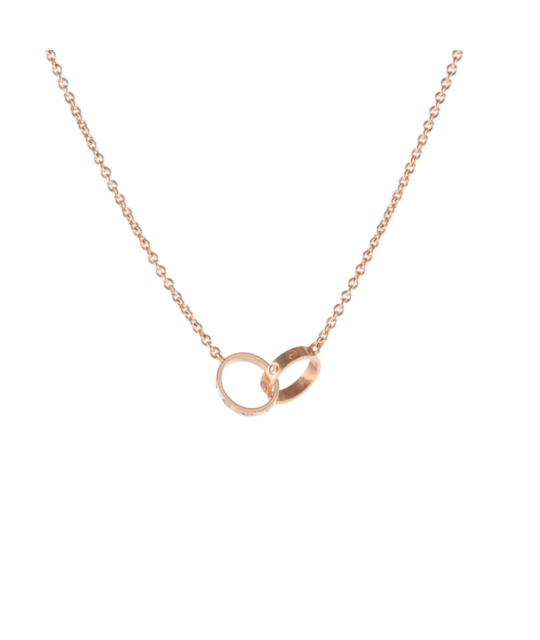 CARTIER Золотое колье из розового золота, фото 1