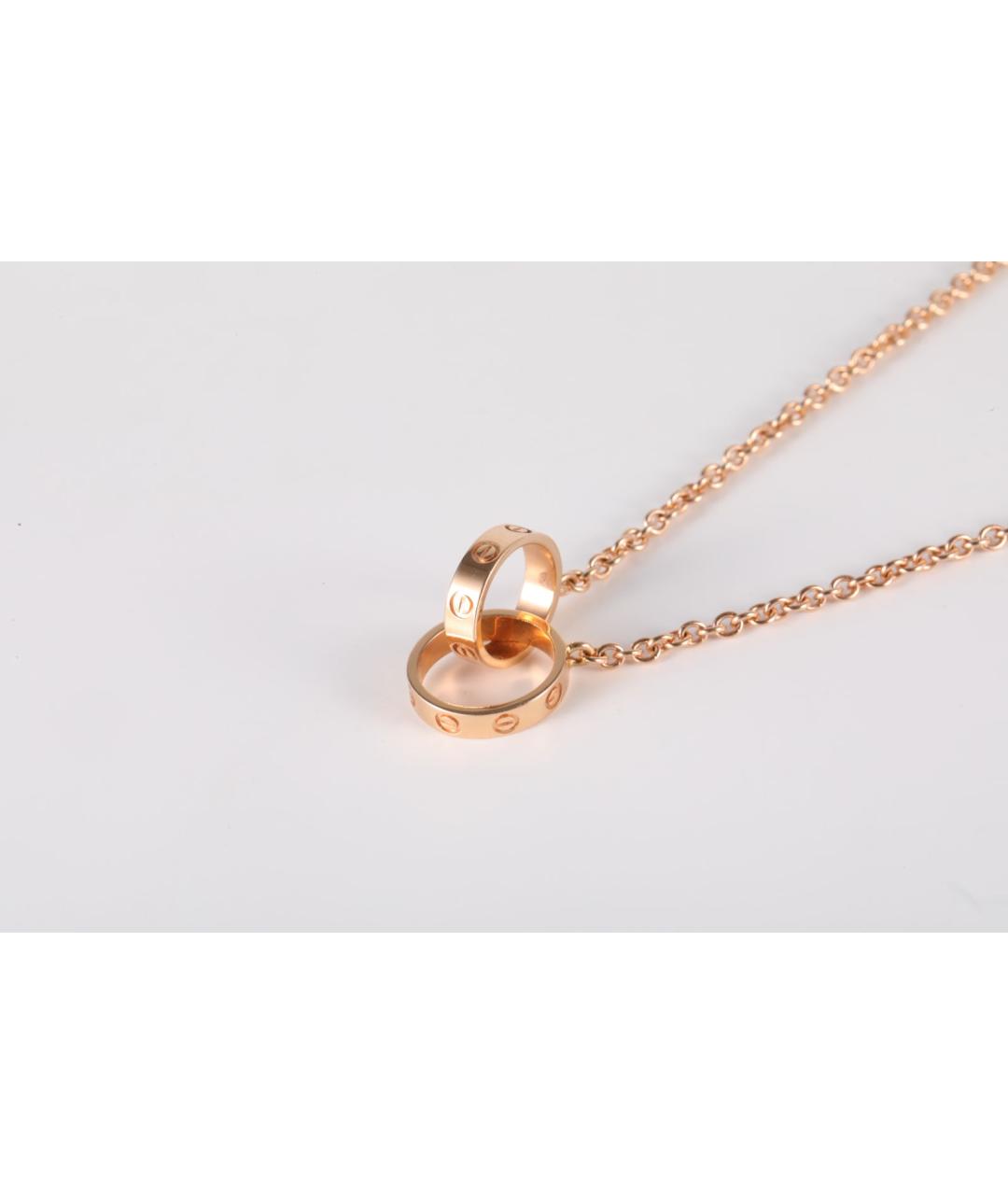CARTIER Золотое колье из розового золота, фото 3