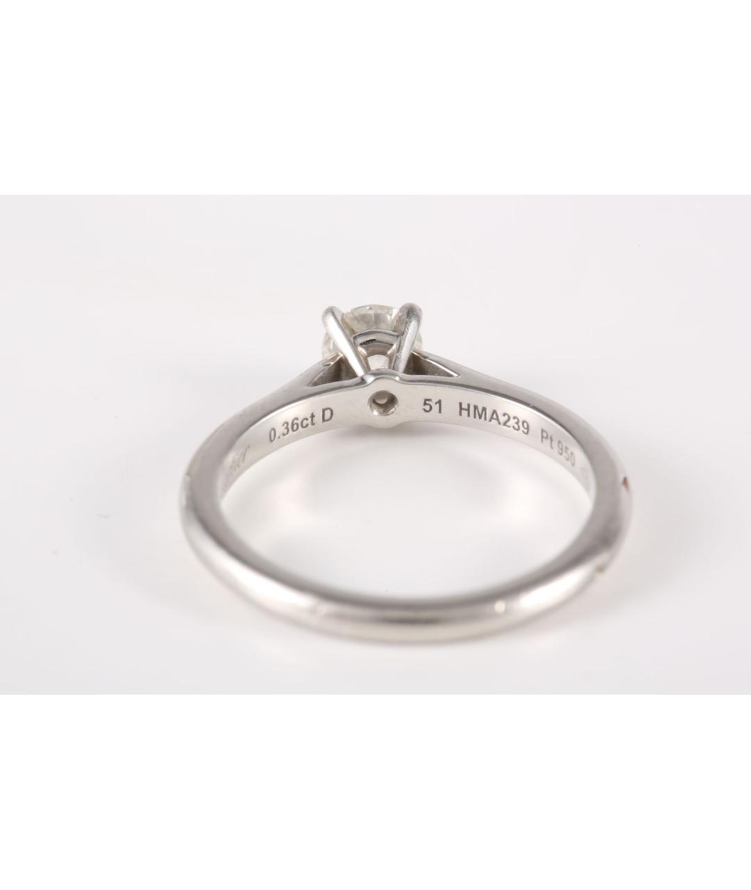 CARTIER Серебряное платиновое кольцо, фото 6